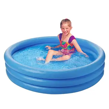 Безопасен За деца надуваем басейн с кръгла принтом ананас, стоки за забавление на деца в задния двор, Плажен парк, детски басейн, PVC