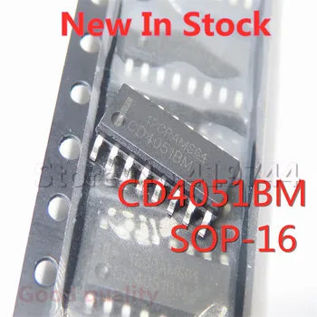 10 бр./лот CD4051BM ВУЗ/HCF/CD4051 SMD СОП-16 един от осем аналогови ключове в наличност нова оригинална чип