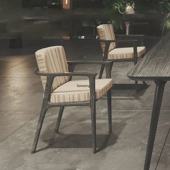Трапезария стол по поръчка, Стол за кухненски мебели, Луксозна облегалка в скандинавски стил, маса за хранене, стол от масивно дърво, Прост стол, Дизайнерски столове