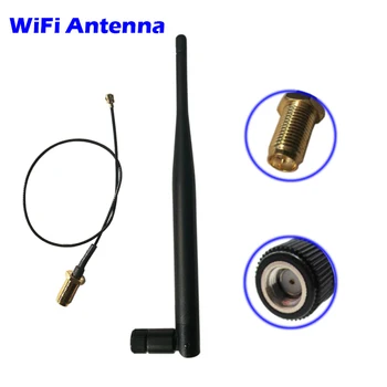 WiFi Антена 5dbi 21 см U. FL/IPEX до RPSMA Косичке Кабел 2,4 Ghz Омни Антена за Усилвател AP WLAN Рутер, Модем, USB удължителен кабел Адаптер