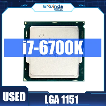 Използвана е оригиналната дънна платка Intel Core i7-6700K CPU i7-6700k с процесор 4,0 Ghz, Четириядрен Восьмипоточный 91 W, поддръжка за LGA 1151 H110