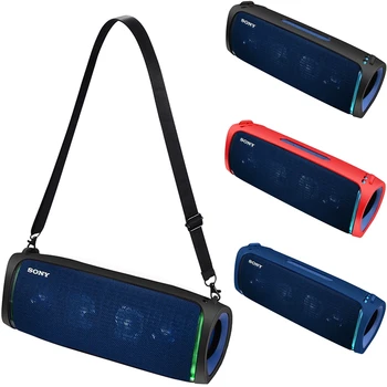 Най-новият силиконов калъф за пътуване на открито с каишка-карабинер за портативен безжичен говорител Bluetooth Sony SRS-XB43