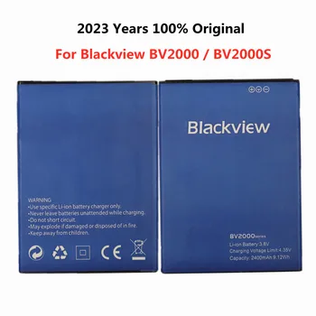 2023 г.; Нова оригинална батерия Blackview с капацитет 2400 mah за смарт мобилен телефон Blackview BV2000 BV2000S; оригинални сменяеми батерии