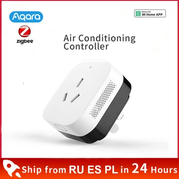 Оригинален Aqara Air Conditioning Companion Портал с датчик за температура и влажност на ZigBee, работещ с приложение Mi Home Homekit