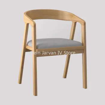 Скандинавските дървени трапезни столове, скандинавски минимализъм, Домашни трапезни столове, Балконный грим, Sillas De Comedor, Мебели за дома WZ50DC