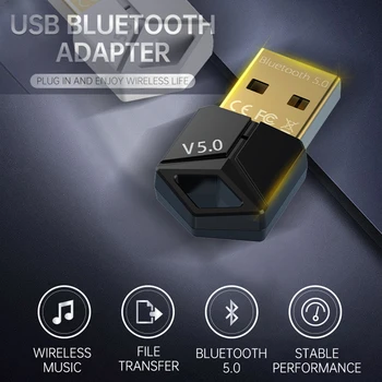 USB приемник-предавател RTL8761B, съвместим с Bluetooth 5.0, музикален безжичен аудиоадаптер-ключ за WIN7/8/8/8.1/10 КОМПЮТРИ