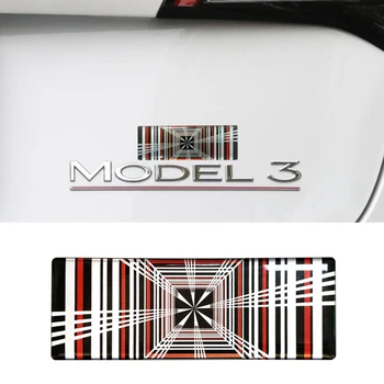 1 бр. автомобилни стикери в клетката, резервни части, аксесоари за Tesla Model 3 Y S X, аксесоари, емблемата на колата, икона, стикери с логото на аксесоари за интериора
