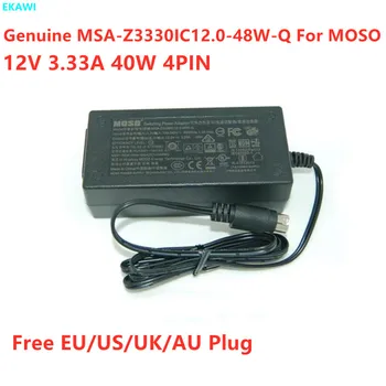 Автентичен 12 3.33 A 40 W 4PIN MOSO на MSA-Z3330IC12.0-48 W Q-Импулсно Захранване За Hikvision HU10421-16016A Зарядно Устройство