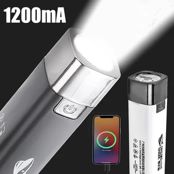 Мощен фенер 2 В 1 Power Bank фенерче 3 режима на осветление USB зарядни фенери Преносим открит водоустойчива лампа за къмпинг