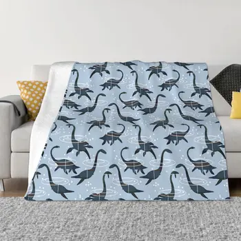 Преносими топли одеяла Динозавър Nessie за пътуване