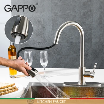 Смесители за кухня Gappo Разтегателен кран за кухненска мивка смесител за топла и студена вода torneira gourmet de cozinha