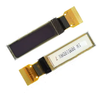 IPS 0,87-инчов 14-пинов бял OLED-дисплей SSD1316 с интерфейс IC 128*32 IIC