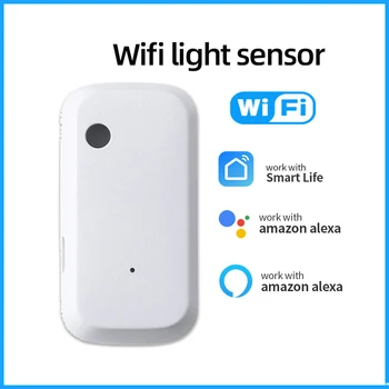 ZigBee3.0/WiFi Сензор за осветление Графити Умен Wifi Сензор за яркост Умна връзка Сензор за осветление и приложение за дистанционно управление