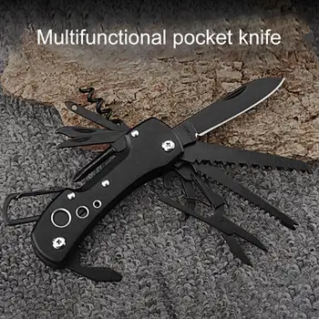 Сгъваем нож Edc нож, джобен нож-Многофункционални Ножове от неръждаема стомана 91 мм за лов на открито