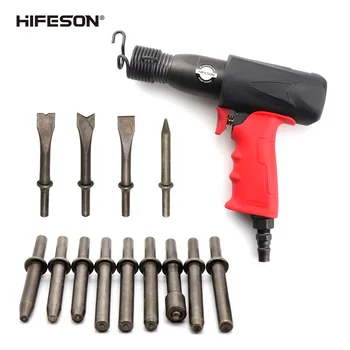 HIFESON, въздушно лопата от мощен сплав, длето, чук, бормашина, мултифункционален нож, кухи/едно парче набор от копчета