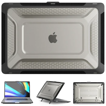 Нов калъф за MacBook Air 13 (2018 2020 година на издаване) A1932 A2179, тънък Гумирани броня от TPU, UB-калъф с докосване на ID и дисплей Retina