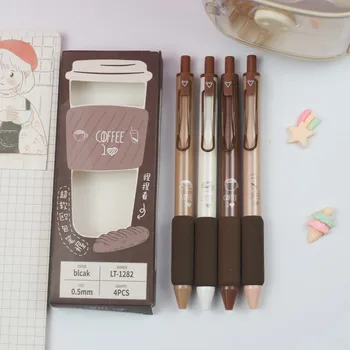 Ретро Гел писалка Хубава Химикалка химикалка, Корея, Япония Kawaii Канцеларски материали Boligrafo Gel 0 5mm Cosas Baratas Envio Безплатно
