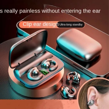 2023 Аудио Слушалки С Отворен Ухо Слушалки с Безжична Bluetooth 5.3 Слушалки Със Скоба за Костна Проводимост TWS Спортни Слушалки за Infinix