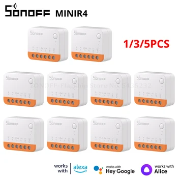 1/3/5 бр. SONOFF MINI R4 Wifi Mini Switch Extreme Умен Дом Модул Wi-Fi Реле Гласова Дистанционно Управление с Алекса Google Home Alice