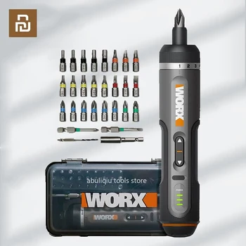 WORX WX242 Мини-Набор от Електрически Отвертки Smart Безжична Електрическа Отвертка Акумулаторна С Набор От 30 Бита, електрически инструменти За Бормашини