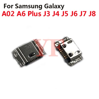 100 бр. На Оригиналния Samsung Galaxy А02 A6 Plus J8 J4 J4 + J6 J7 J5 J3 Pro A10 J530 J1 J100 Usb Конектор за док-станция за зареждане