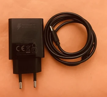Оригинално зарядно устройство за пътуване, адаптер EU Plug + кабел Type C за DOOGEE S95 Pro Хелио P90, восьмиядерный 6,3 инча, Безплатна доставка