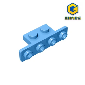 10 бр. ъглова плоча Gobricks GDS-638 1X2/1x4 дървен материал, съвместима с детски строителни блокчета лего 10201 2436 