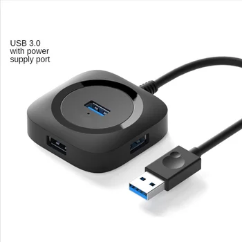 USB 3.0 HUB 2,0 Мулти USB Сплитер за персонален КОМПЮТЪР С Множество 4 порта USB Удължител Високоскоростна 3-Хабный Мини-Микро-USB3.0 Хъб Четец на карти