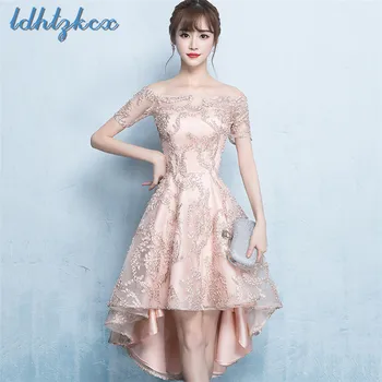 Вечерна рокля на Корейското Банкет Вино-червено XS-2XL 2022 Нови Летни Рокли с къс ръкав Елегантни Бандажные Рокли Vestidos Feminina LD283