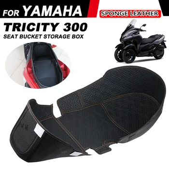 За Yamaha TRICITY 300 аксесоари за мотоциклети TRICITY300, заден багажник, карго подложка, защитно седалка, кофа за съхранение на багаж, вътрешен