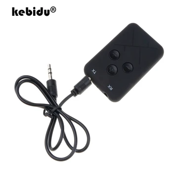 kebidu 2 в 1-Кола и Безжичен предавател, Bluetooth 4.2 Приемник, 3,5 мм стерео аудио Музикален приемник Адаптер за телефон, ТЕЛЕВИЗОР DVD