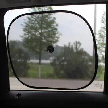 2 бр./компл. 44*36 см Черен автомобилен сенника на странично прозореца на колата, козирка, солнцезащитныеавтоаксессуары, чадър, автоматичен чадър