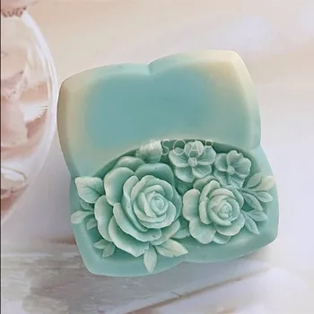 2023 3D Форма за производството на сапун във формата на цвете, Силиконови форми за сапуни, в производството на свещи, натурални сапуни, торта от смола Mousee, Инструмент за вземане на diy