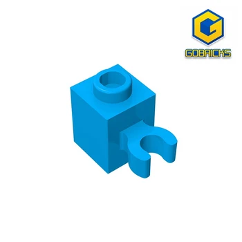 Gobricks GDS-647 1 кг 2061 бр 1X1 W/притежателя H0RIZONTAL е съвместим с 60475 30241 играчки, Събира строителни блокове, технически