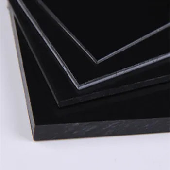 Плоча ABS1-5mm пластмасова табела за реконструкция на микро-ландшафтна модели на черно допълнителни спецификации200*200 мм, с дебелина от 5 бр.