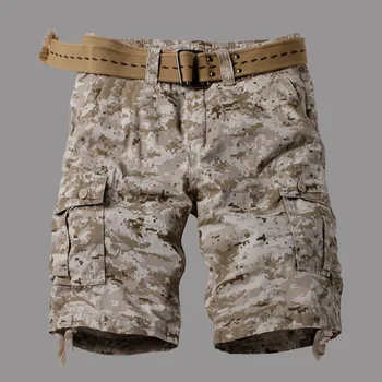 2023 летни камуфляжные военни панталони-карго в корейски стил мъжки свободни камуфляжные шорти за мъже 29-40