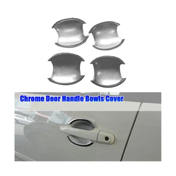 1 Комплект Хромированных каси за врати дръжки, чаши, капак за Mitsubishi Pajero Sport 2012-2014, гребец външната врата, украса за стайлинг на автомобили
