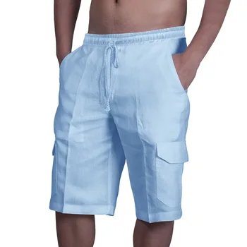 Бельо 2023 Мъжки къси панталони мулти-чанта въжето и плажни шорти