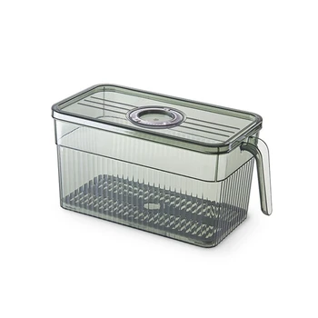 Кухненски кутия за съхранение на продукти с дръжка Таймер за бързо източване за домашно ресторант Бар трапезария Готвене