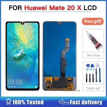 Oled LCD ДИСПЛЕЙ За Huawei Капитан 20X 20 X EVR-L29 EVR-AL00 TL00 LCD СЕНЗОРЕН дисплей и Цифров Преобразувател в Събирането На huawei Mate20X LCD