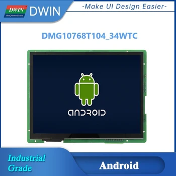 DWIN 10,4-инчов 1024*768 Android-IPS дисплей-TFT-LCD Промишлен капацитивен сензорен, съвместими с 4G WIFI USB LAN, HDMI, RS232/RS485