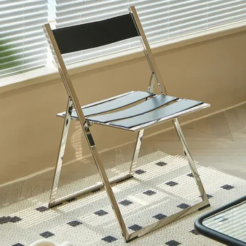 Сгъваем Преносим Стол за дневна Лагер Фоайе Открит модерен стол за дневна и Спалня За възрастни Mobili Per La Casa Home Decor