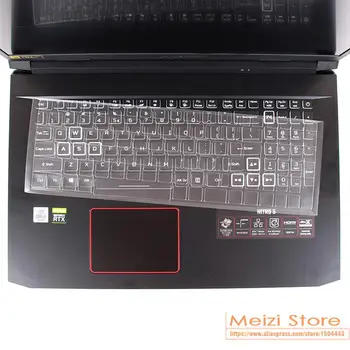 Силиконов калъф за клавиатура за лаптоп Acer Nitro 5 17 AN517-52 AN517-41 AN517-51 17,3 инча 