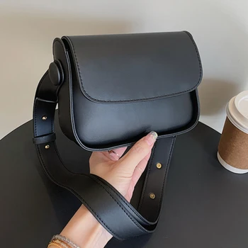 2023 Ежедневни дамски чанта-тоут в ретро стил, с модерна текстура, Универсални чанти през рамо дамски чанти, от изкуствена кожа с катарама, Луксозни дизайнерски