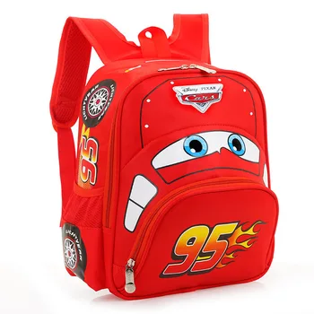 3D Водоустойчив детски чанти чанта с анимационни герои за детска градина 95 автомобили за момчета 2-5 години, детска раница Kawaii, училищна чанта