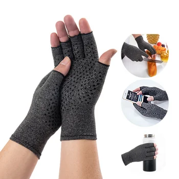 Ръкавици от компрессионного артрит, нескользящие, за мъже и Жени, за подкрепа на китките, памук бандаж за облекчаване на болки в ставите, Поддържа терапия, гривна