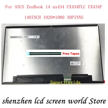 14-инчов оригинален дисплей за ASUS ZenBook 14 ux434 UX434FLC UX434F UX434FAC с LCD телевизор в събирането резолюция 1920X1080