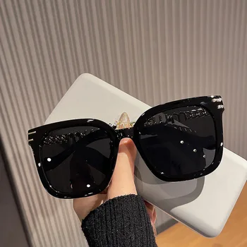 Модерни слънчеви очила, дамски европейски и американски тенденции Слънчеви очила с квадратни рамки мъжки слънчеви очила за шофиране