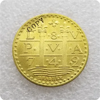 САЩ 1786, златен дублон в стил Лима, КОПИЕ на възпоменателни монети-реплики на монети, медали, колекционерска стойност