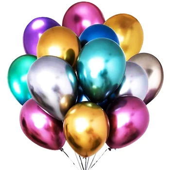 20 броя 12 'Междузвездни конфети, балони от метално фолио, конфети от латекс, прозрачен балон, детски душ, рожден Ден, Сватбена украса